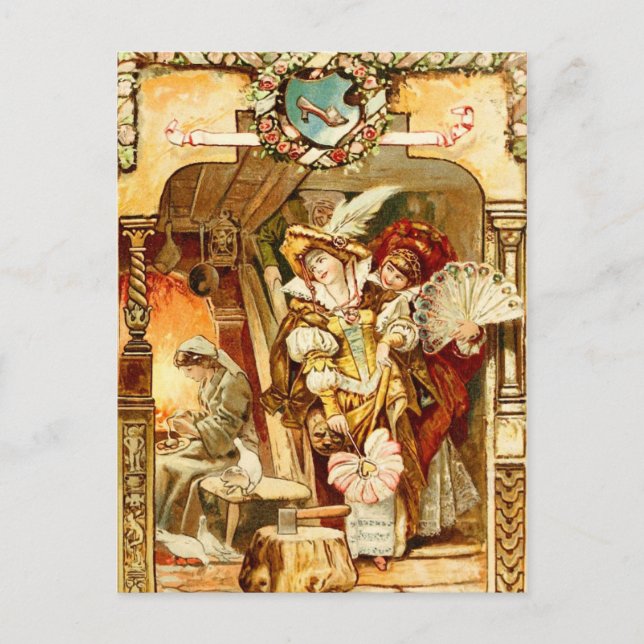 Cinderella and the Wicked Stepsisters Postcard (Front)