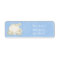 Cinderella Blue Gold Carriage Royal Address Labels