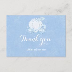 Cinderella Blue Royal Princess Carriage Card