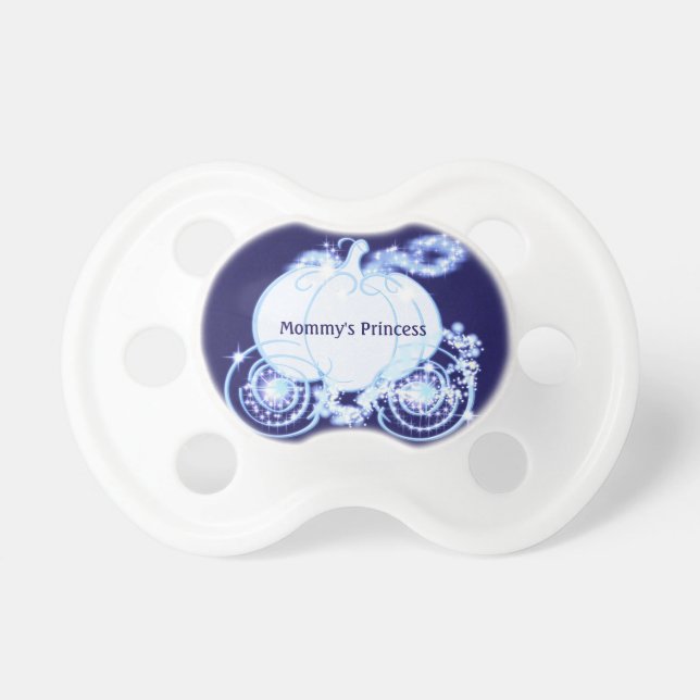 Cinderella Carriage Personalised Custom Pacifier (Front)