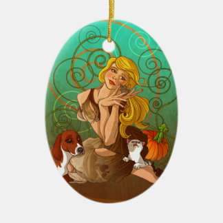 Cinderella Ceramic Tree Decoration