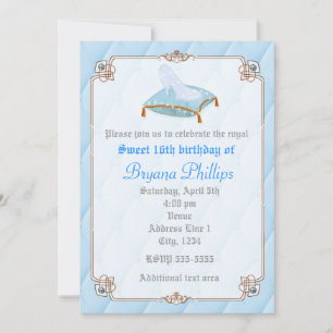 Cinderella Elegant Chic Princess Royal Invitation