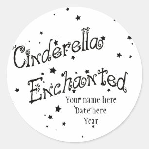 Cinderella Enchanted Classic Round Sticker