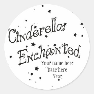 Cinderella Enchanted Classic Round Sticker