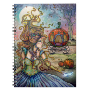 Cinderella Fantasy Art by Molly Harrison Notebook