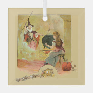 cinderella glass tree decoration