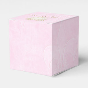 Cinderella Gold Carriage Pink Party Favour Boxes