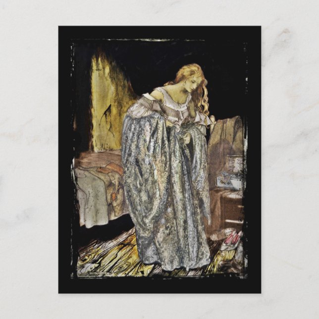 Cinderella in the Attic Postcard (Front)