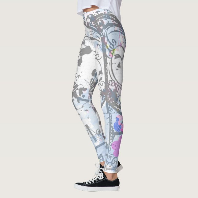 Cinderella Inspired Carriage Leggings (Left)