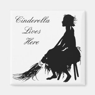 Cinderella Lives Here Magnet