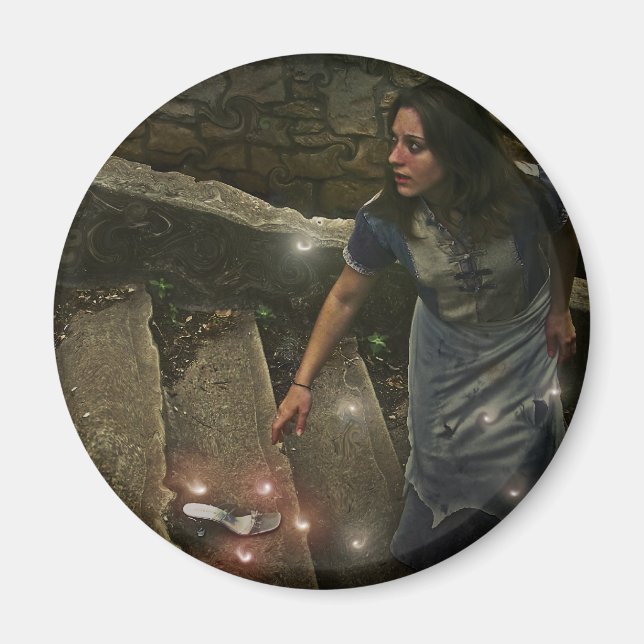 Cinderella Looses Her Shoe Magnet (Front)