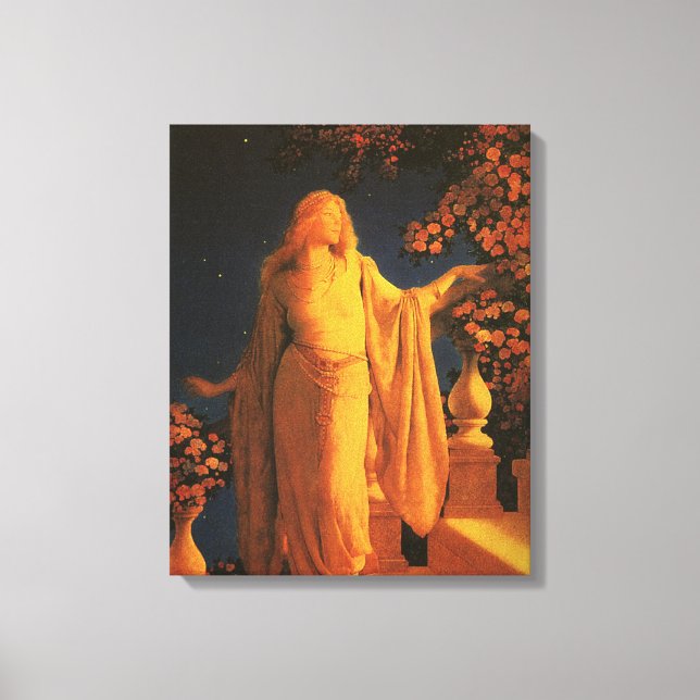 Cinderella, Maxfield Parrish Canvas Print (Front)