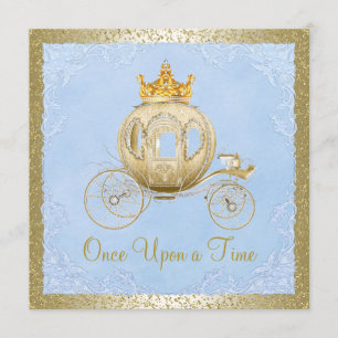 Cinderella Once Upon a Time Princess Birthday Invitation