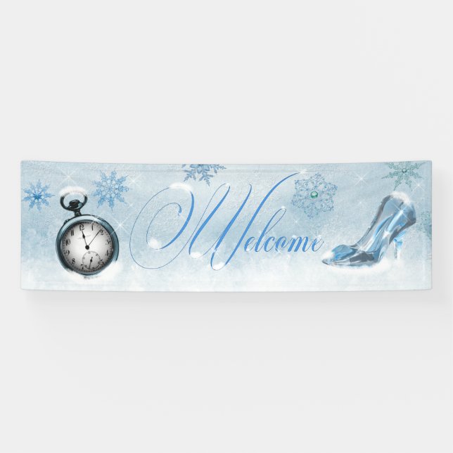 Cinderella Party Banner (Horizontal)
