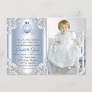 Cinderella Princess Birthday Party Invitation
