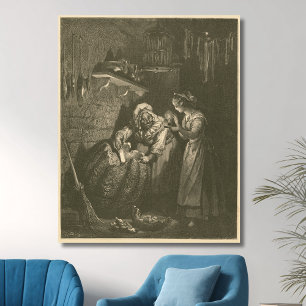 Cinderella Pumpkin - Gustave Doré Canvas Print