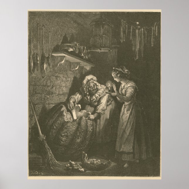 Cinderella Pumpkin - Gustave Doré Poster (Front)