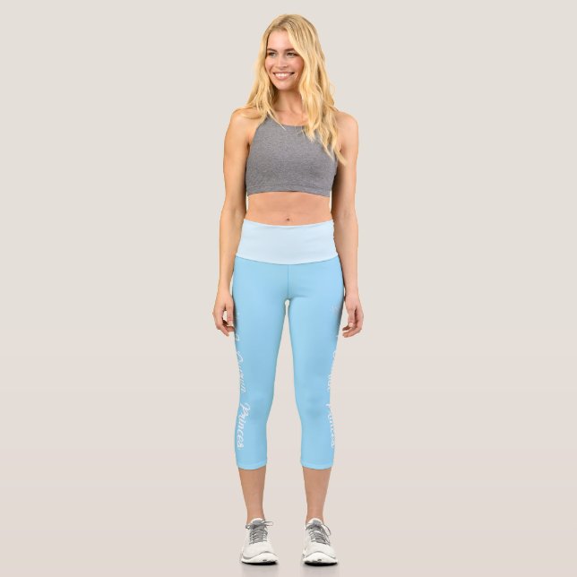 Cinderella Runs Capri Leggings (Front)