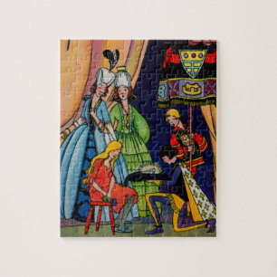 Cinderella, the prince and the glass slipper jigsaw puzzle