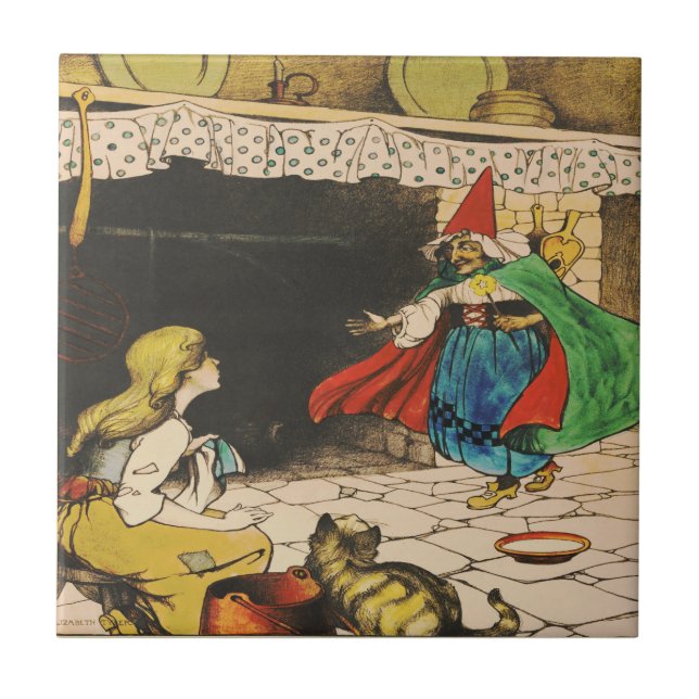 Cinderella Vintage Repro Ceramic Tile (Front)