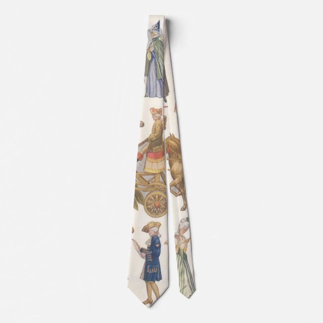 Cinderella, Vintage Victorian Paper Doll Toys Tie (Front)