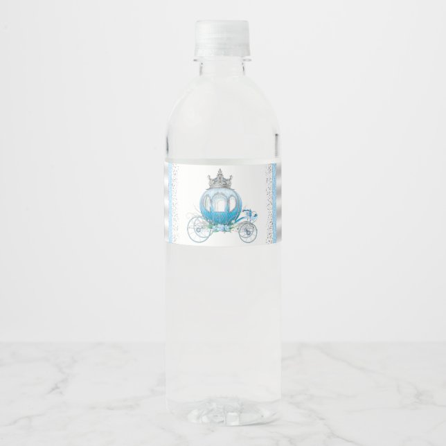 Cinderella Water Bottle Labels (Front)