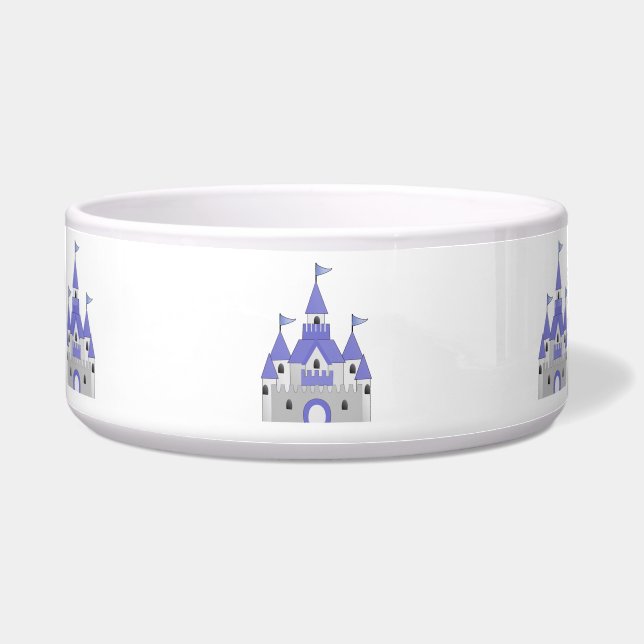 Cinderella's Castle Food/Water Dish (Front)
