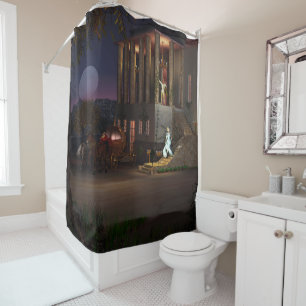 Cinderella's Coach Shower Curtain