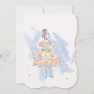 Cinderella's Mice: Mona Greeting Card