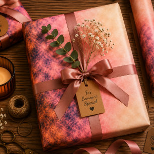 Cinderrose Undercurrent Wrapping Paper Sheet
