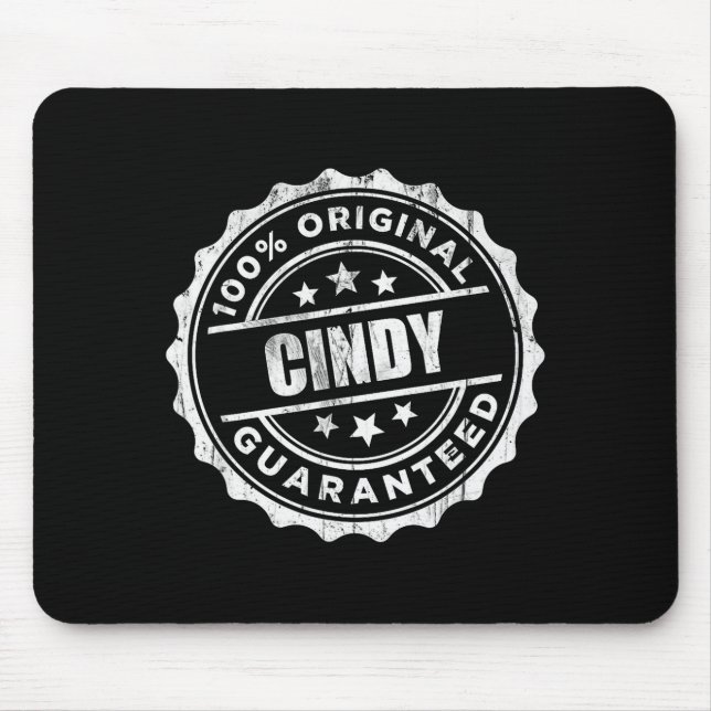 Cindy 100% Original D  Mouse Mat (Front)