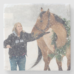Cindy and Irish Marble Stone Coaster - Design C