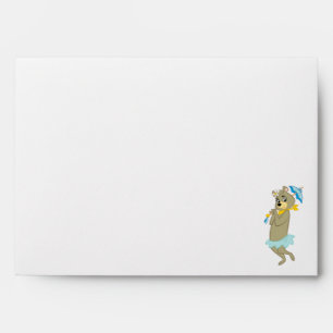 Cindy Bear Holding Parasol Envelope
