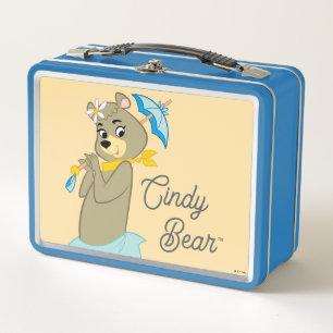 Cindy Bear Holding Parasol Metal Lunch Box