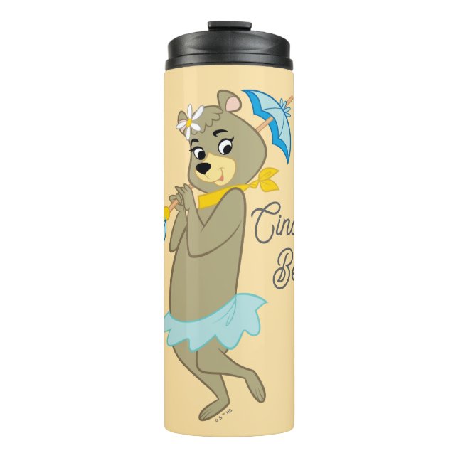 Cindy Bear Holding Parasol Thermal Tumbler (Front)