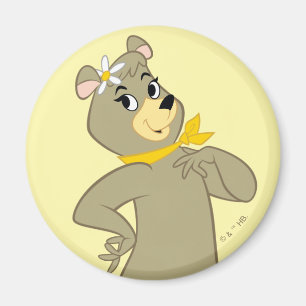 Cindy Bear Playful Pose Magnet