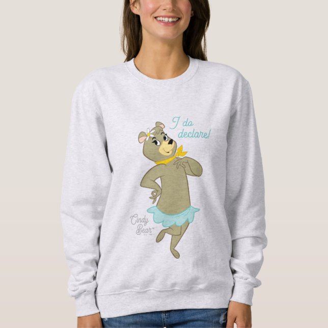 Cindy Bear Playful Pose Sweatshirt (Front)