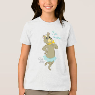 Cindy Bear Playful Pose Tri-Blend Shirt