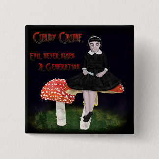 Cindy Caine 15 Cm Square Badge