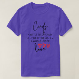 Cindy Colourful Love T-Shirt