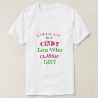 Cindy Lou Who  Classic PG2  T-Shirt