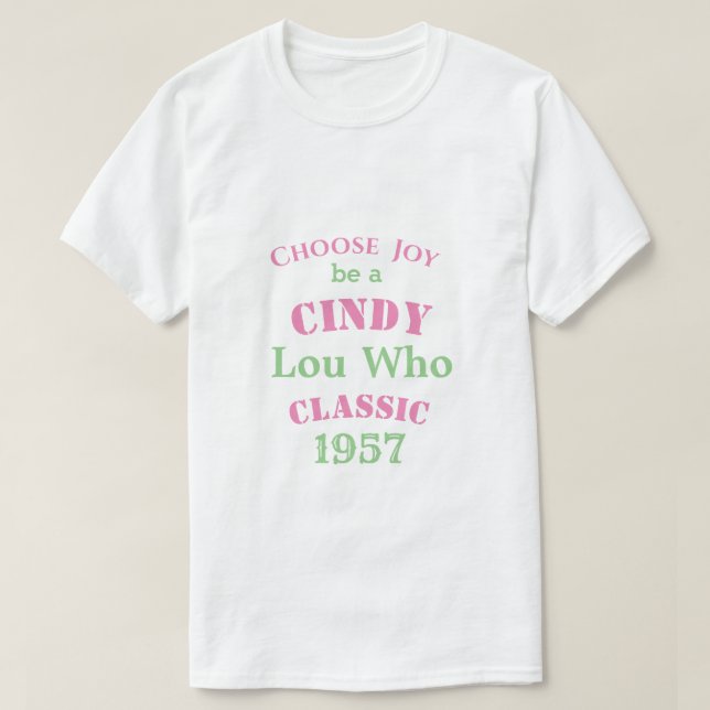 Cindy Lou Who  Classic PG  T-Shirt (Design Front)