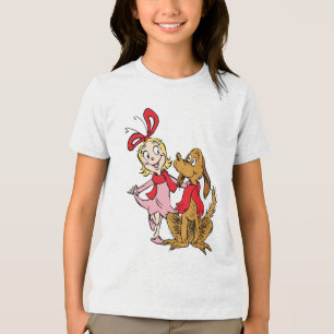 Cindy Lou Who & Max Sweet Smiles Tri-Blend Shirt