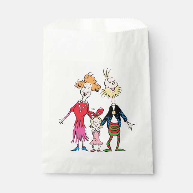 Cindy Lou Who's Family Portrait Favour Bags (Front)