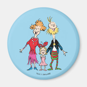 Cindy Lou Who's Family Portrait Magnet
