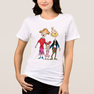 Cindy Lou Who's Family Portrait Tri-Blend Shirt