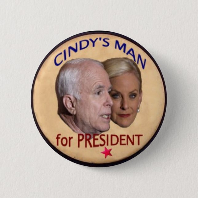 Cindy's Man Button (Front)