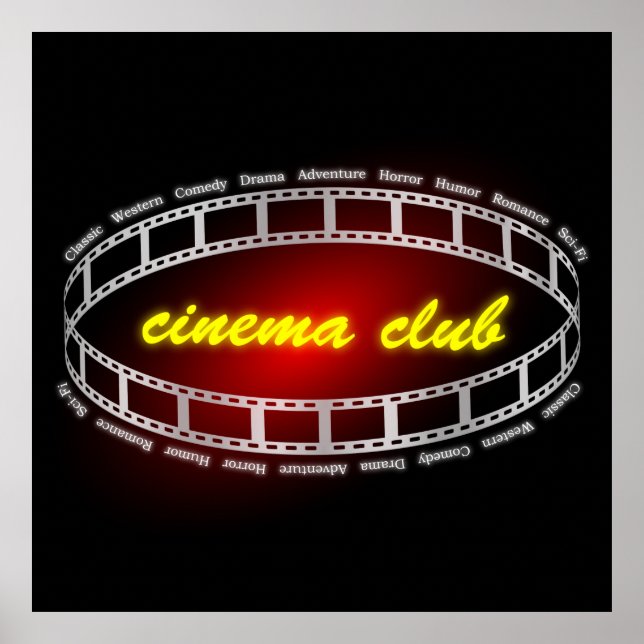 Cinema club poster (Front)