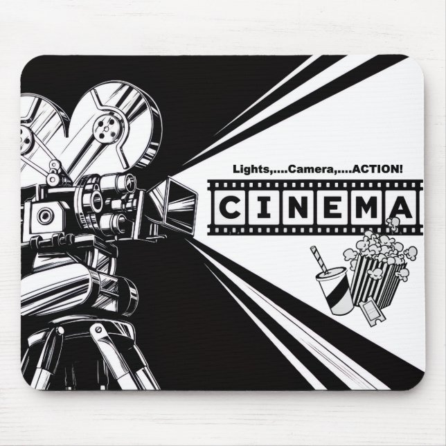 *[CINEMA]* Graphic Mousepad (Front)
