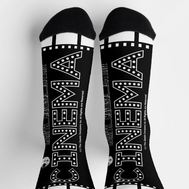 *CINEMA* Graphic Socks (Top)